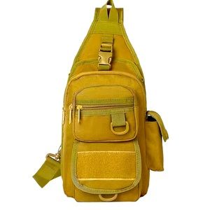 Unisex Tactical Chest Bag | khaki/camel color | *see listing for details NIP